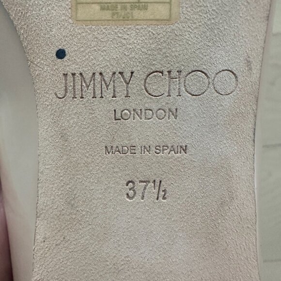 Jimmy Choo's Love Flat Shoes 37.5 size - Picture 3 of 7